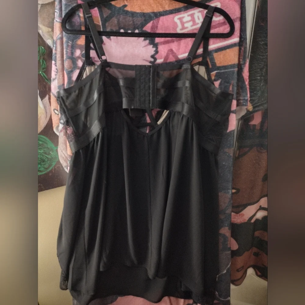Torrid Plus Size Black Lingerie Chemise - Torrid Size 3 - Picture 4 of 9